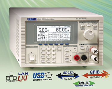 Foto Nueva Carga Electrónica DC LD400P de Aim-TTi 600W /80V / 80A programable.